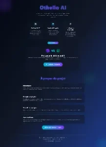 Aperçu du projet Othello AI