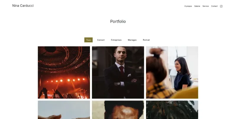 Nina Carducci - Optimisation du site web